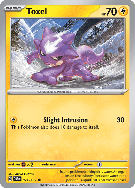 Toxel 071/197 Reverse Holofoil/Common