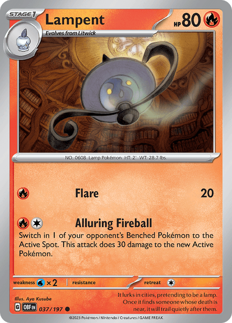 Lampent 037/197 Reverse Holofoil/Common