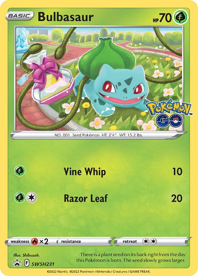 Bulbasaur SWSH231 Cosmos Holofoil/Promo