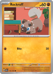 Rockruff 116/197 Reverse Holofoil/Common