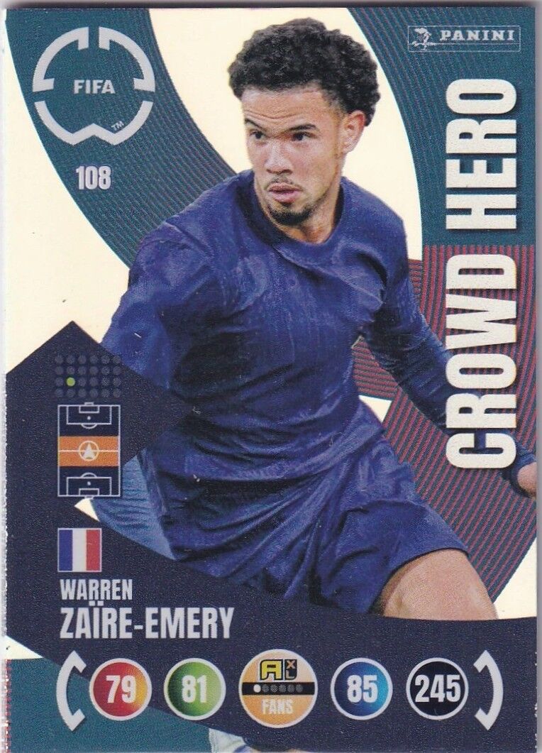 Warren Zaire-Emery #108 Crowd Hero (Holo)