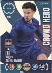 Warren Zaire-Emery #108 Crowd Hero (Holo)