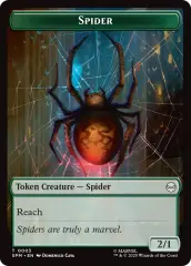 Spider // Illusion Villain Double-Sided Token