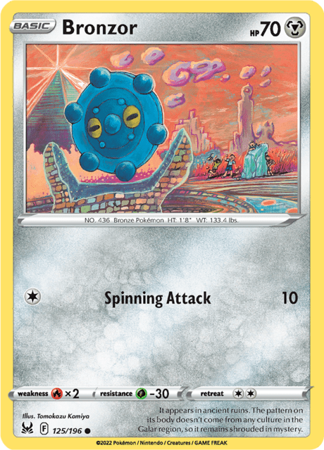 Bronzor 125/196 Reverse Holofoil/Common