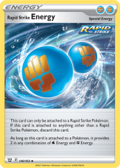 Rapid Strike Energy 140/163 Reverse Holofoil/Uncommon