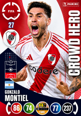 Gonzalo Montiel #27 Crowd Hero (Holo)