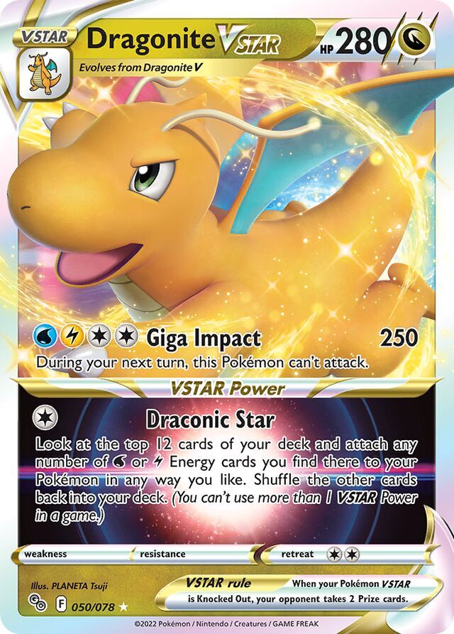 Dragonite VSTAR 050/078 Holo Rare VSTAR
