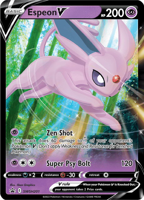 Espeon V SWSH201 Holofoil/Promo