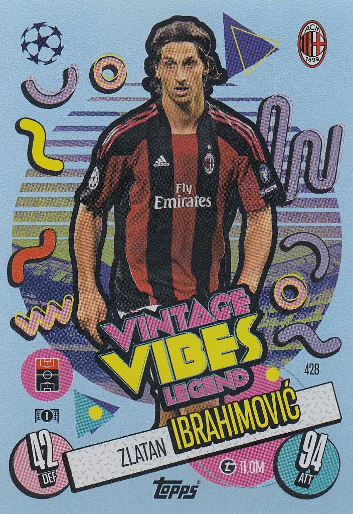 Zlatan Ibrahimovic #428 Vintage Vibes Legend
