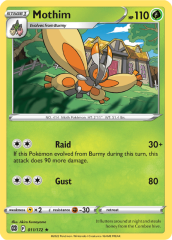 Mothim 011/172 Normal/Rare