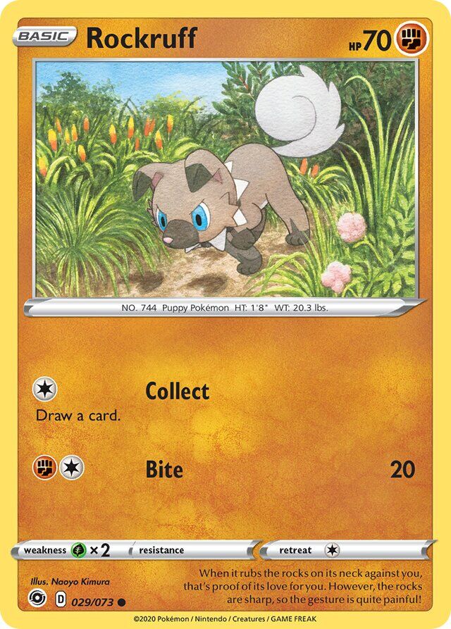 Rockruff 029/073 Reverse Holofoil/Common