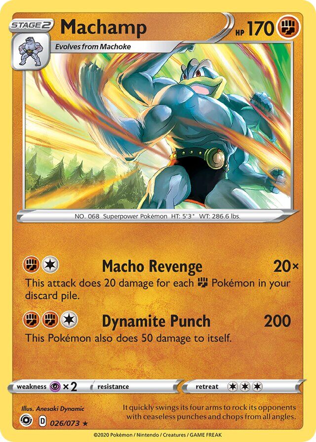Machamp 026/073 Holofoil/Rare