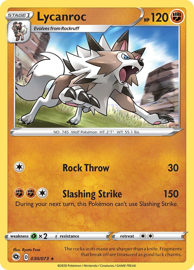 Lycanroc 030/073 Holofoil/Rare