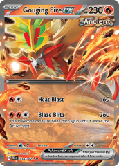 Gouging Fire ex 038/162 Holofoil/Double Rare
