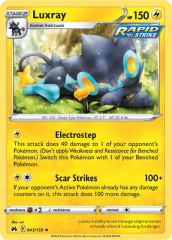Luxray 043/159 Reverse Holofoil/Rare