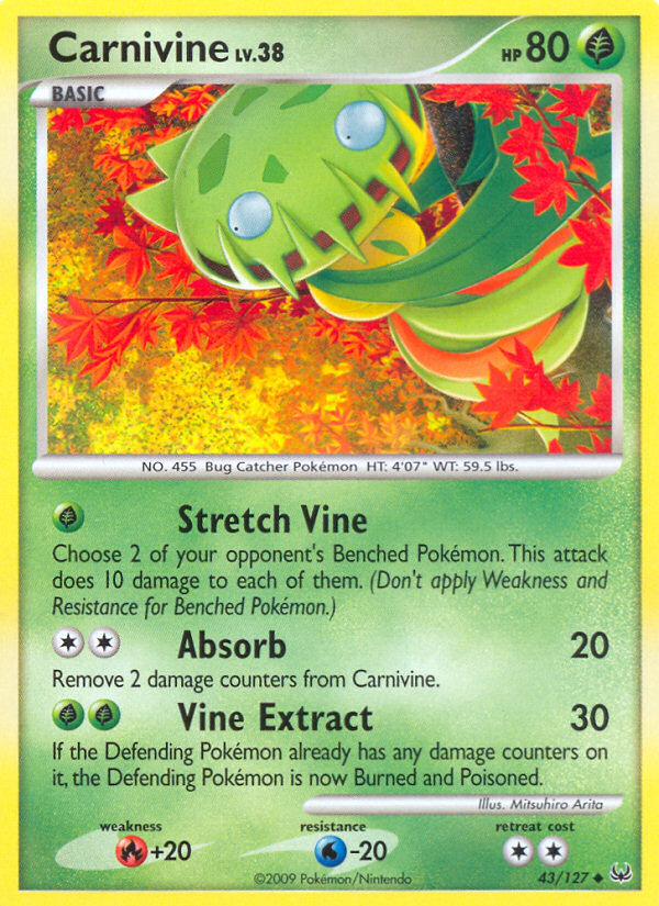 Carnivine 43/127 Normal/Uncommon