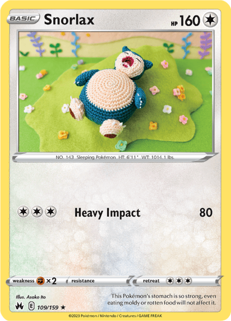 Snorlax 109/159 Normal/Rare