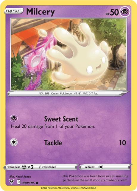 Milcery 080/185 Reverse Holofoil/Common