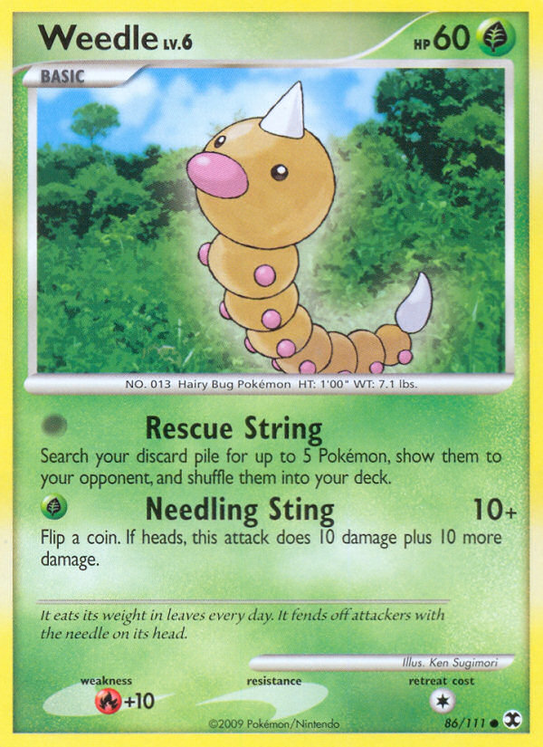 Weedle 86/111 Normal/Common