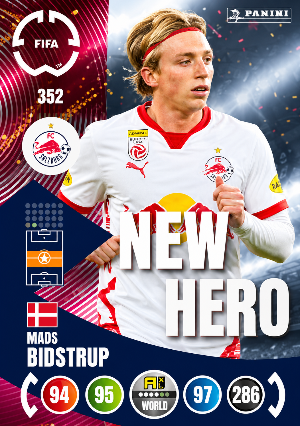 Mads Bidstrup #352 New Hero (Holo)