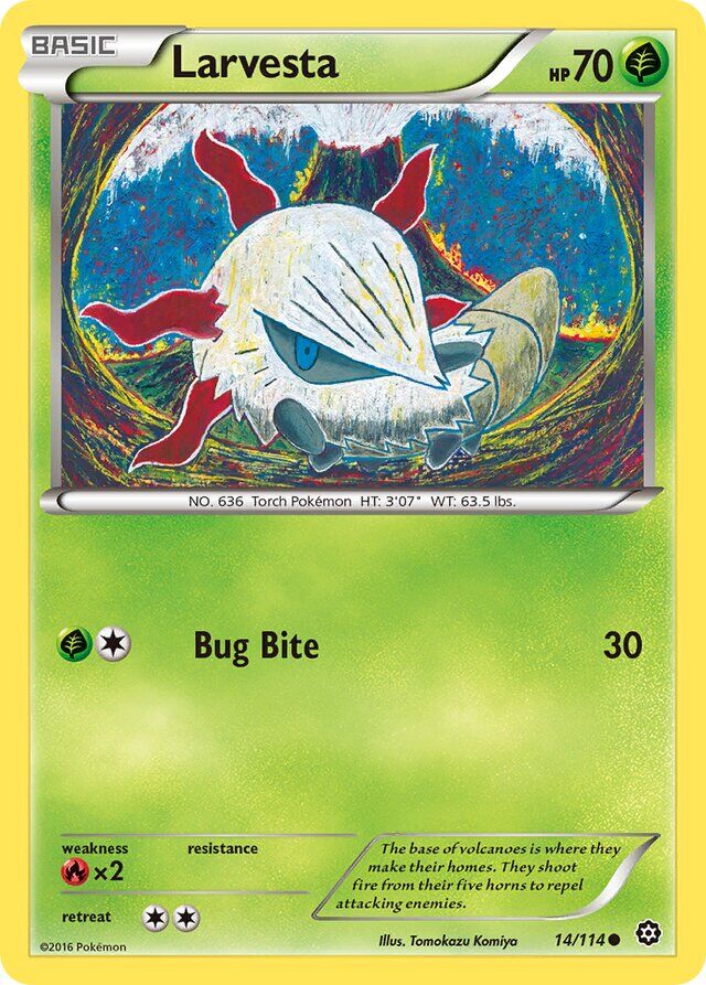 Larvesta 14/114 Reverse Holofoil/Common