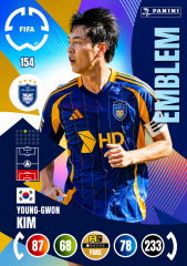 Young-Gwon Kim #154 Emblem (Holo)