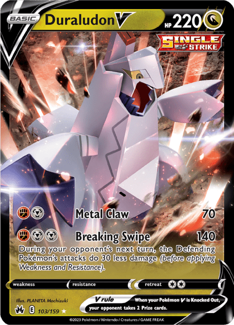Duraludon V 103/159 Holo Rare V