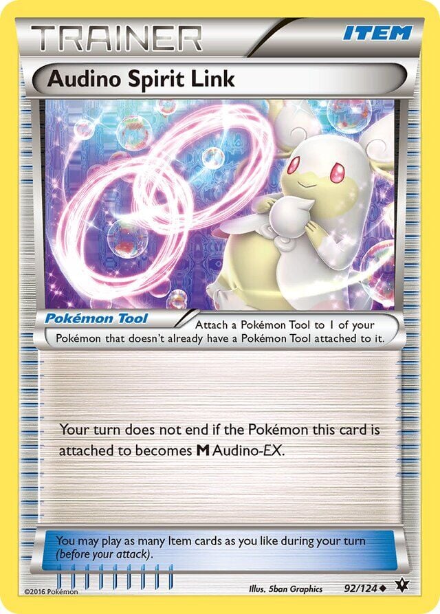Audino Spirit Link 92/124 Reverse Holofoil/Uncommon