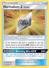 Normalium Z: Tackle 203/236 Reverse Holofoil/Uncommon