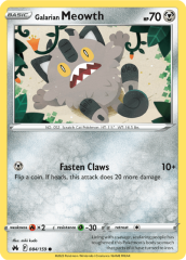 Galarian Meowth 084/159 Reverse Holofoil/Common