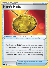 Hero's Medal 152/185 Reverse Holofoil/Uncommon
