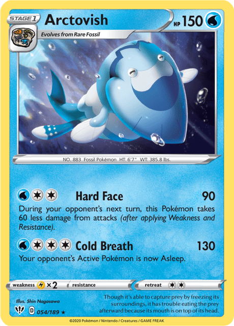 Arctovish 054/189 Reverse Holofoil/Rare