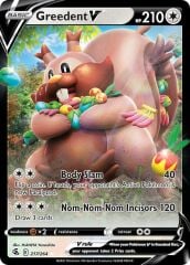 Greedent V 217/264 Holo Rare V