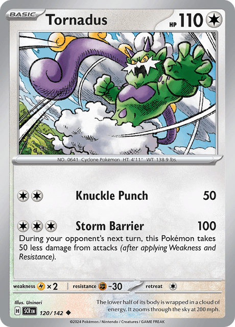 Tornadus 120/142 Normal/Uncommon