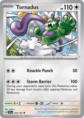 Tornadus 120/142 Normal/Uncommon