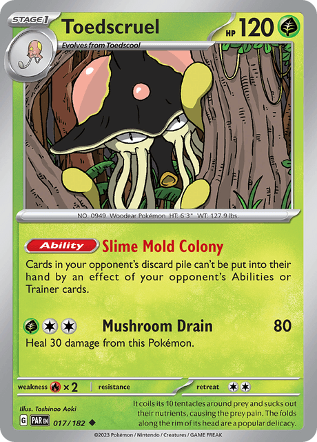 Toedscruel 017/182 Normal/Uncommon