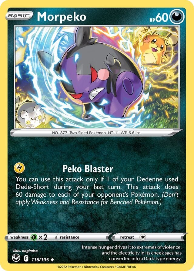 Morpeko 116/195 Reverse Holofoil/Uncommon