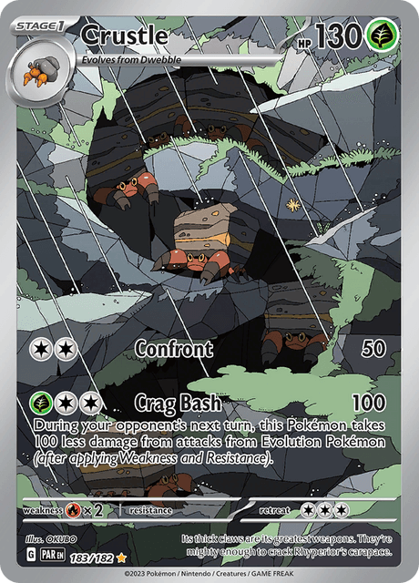 Crustle 183/182 Full Art/Illustration Rare