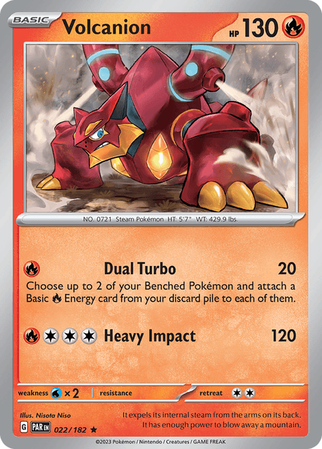 Volcanion 022/182 Holofoil/Rare