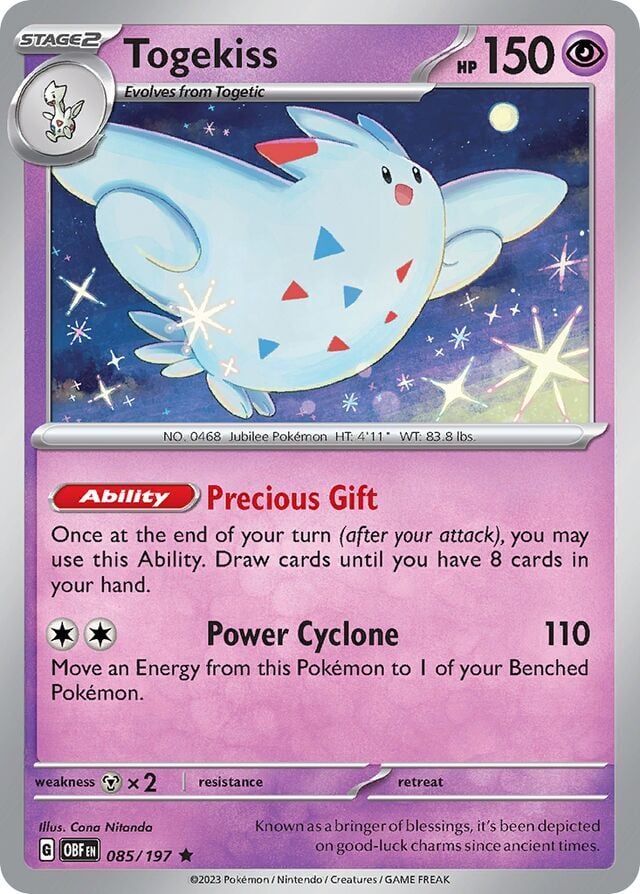 Togekiss 085/197 Holofoil/Rare