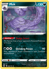 Muk 085/172 Reverse Holofoil/Rare