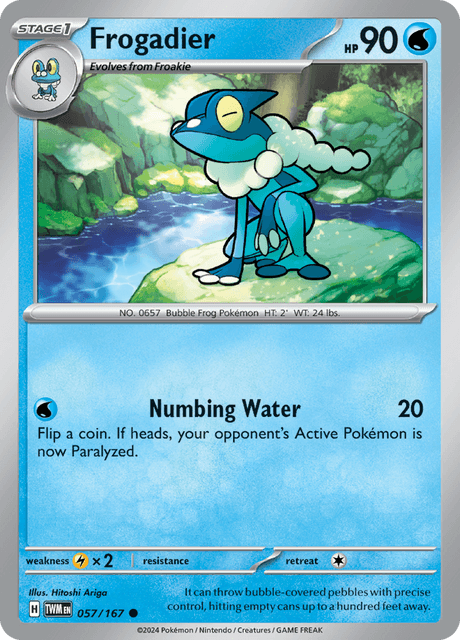 Frogadier 057/167 Reverse Holofoil/Common