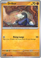 Drilbur 111/197 Reverse Holofoil/Common
