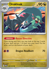 Drakloak 129/167 Reverse Holofoil/Common