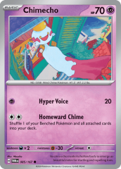 Chimecho 085/167 Reverse Holofoil/Common