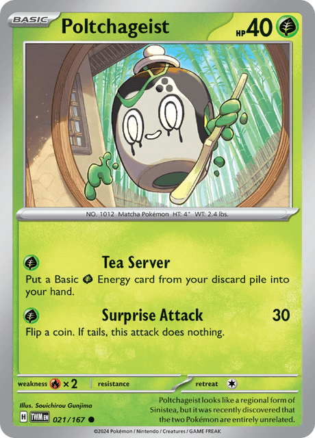 Poltchageist 021/167 Reverse Holofoil/Common