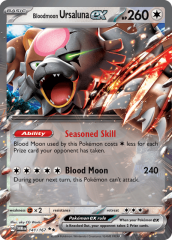 Bloodmoon Ursaluna ex 141/167 Holofoil/Double Rare