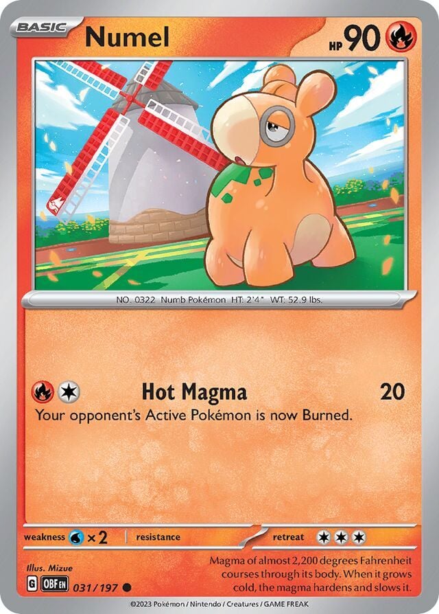 Numel 031/197 Reverse Holofoil/Common