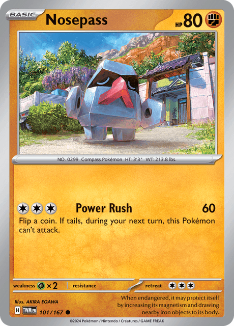Nosepass 101/167 Reverse Holofoil/Common
