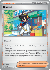 Kieran 154/167 Reverse Holofoil/Uncommon